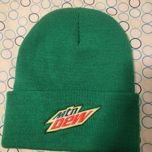 Mountain dew beanie